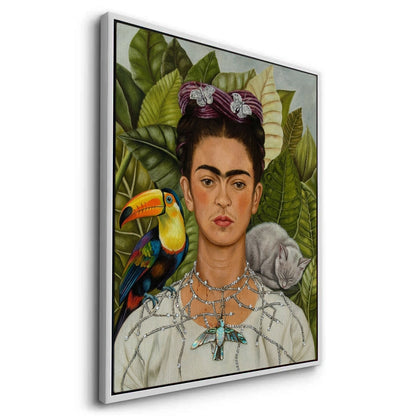 Frida Kahlo Modern Tribute - Canvas