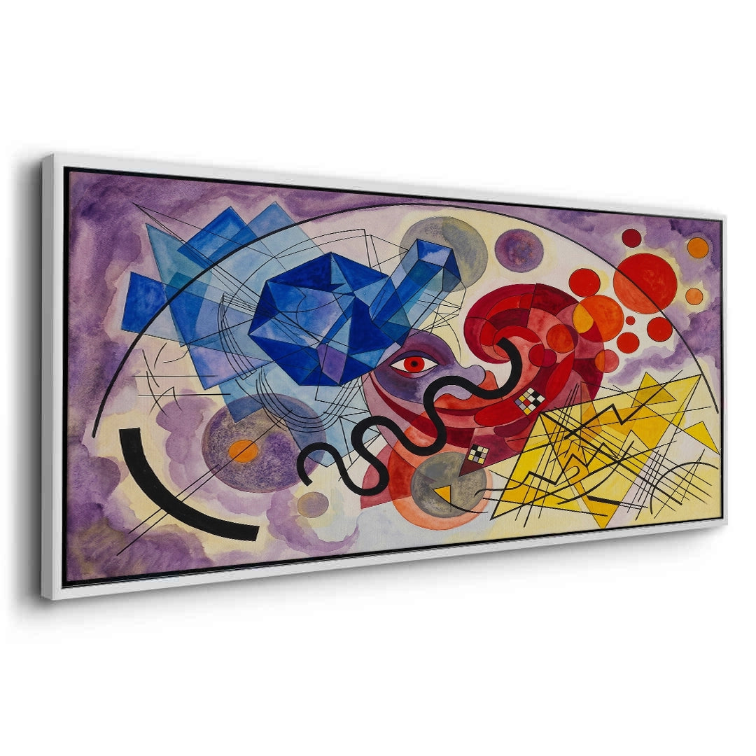 2Vibrant Geometric Surrealism - Canvas