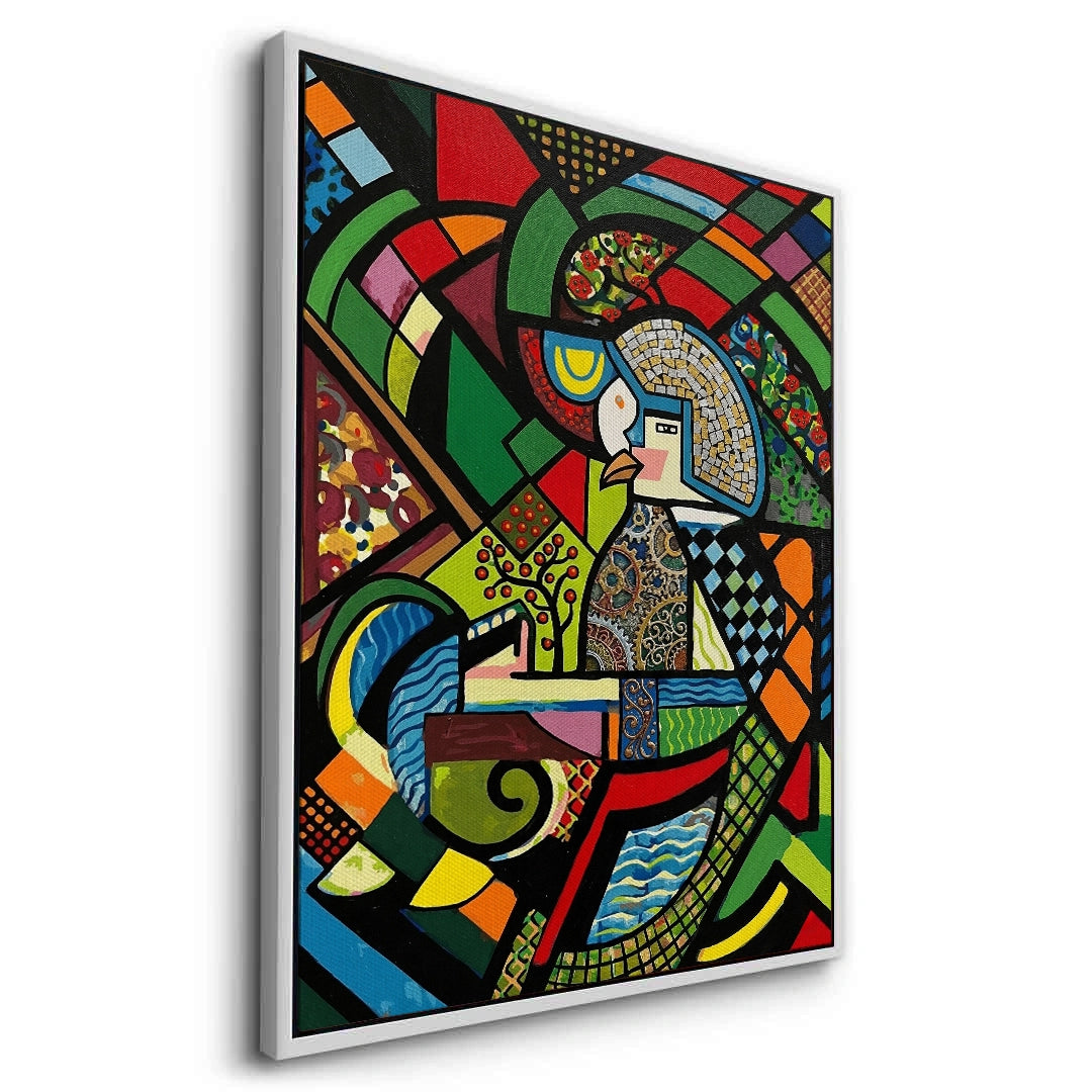 2Abstract Clockwork Bird - Canvas