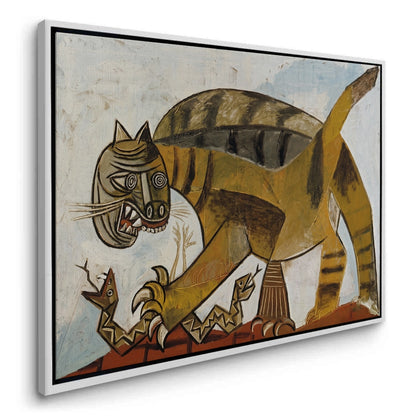 Abstract Tiger Hunt - Canvas
