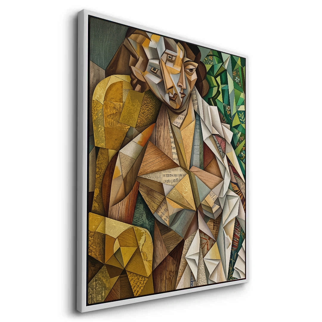 2Melodic Cubist Portrait - Canvas