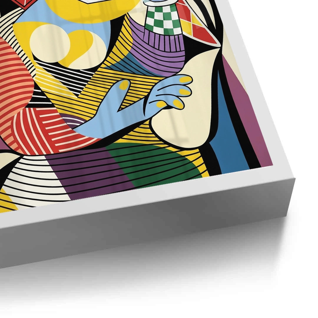 2Geometric Woman Figural - Fine Art