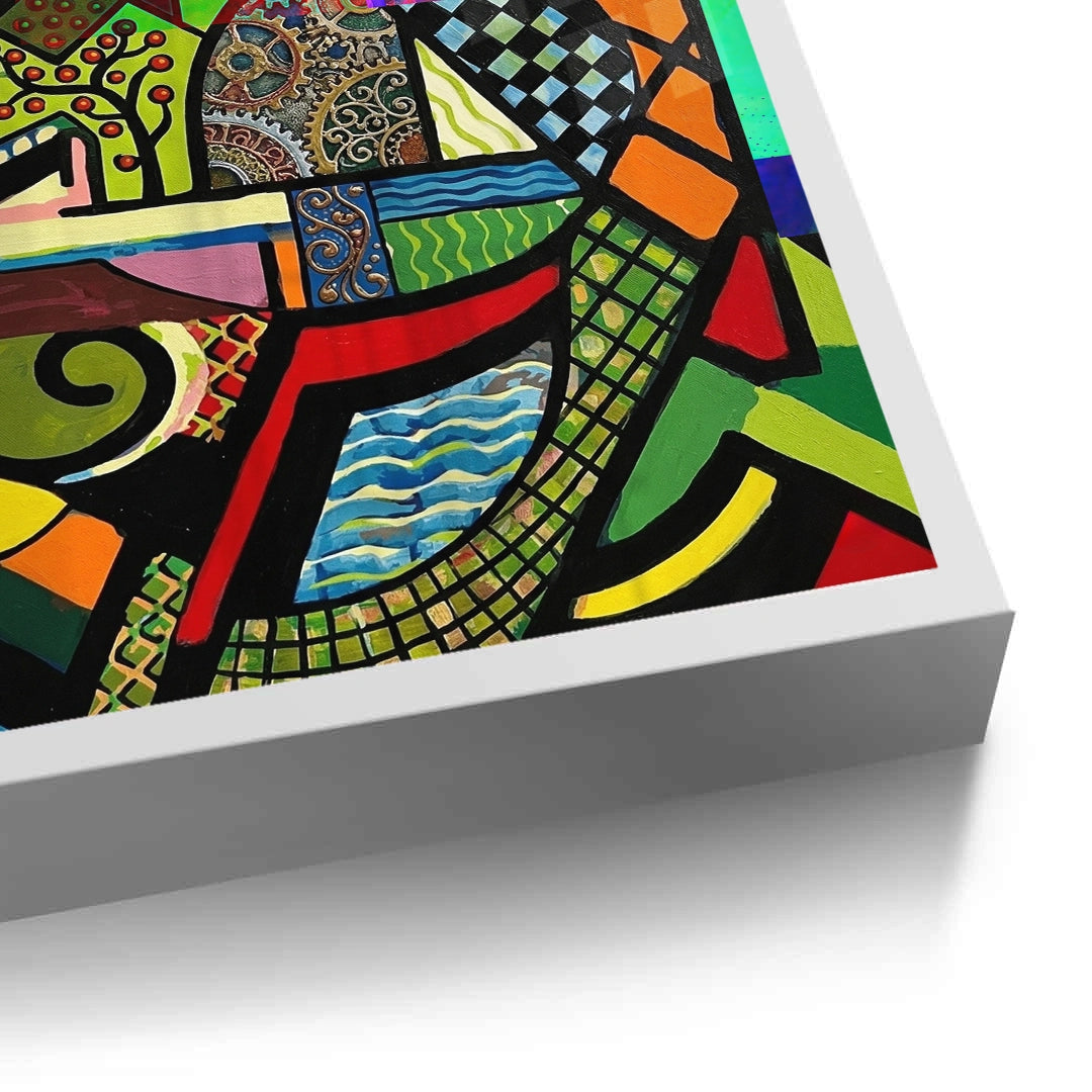2Abstract Clockwork Bird - Fine Art