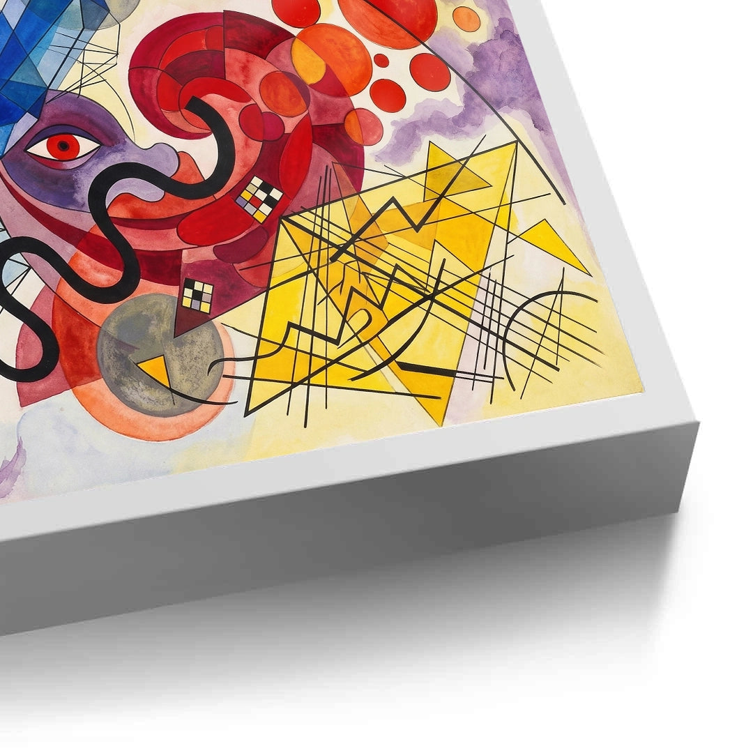 2Vibrant Geometric Surrealism - Fine Art