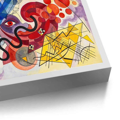 Vibrant Geometric Surrealism - Fine Art
