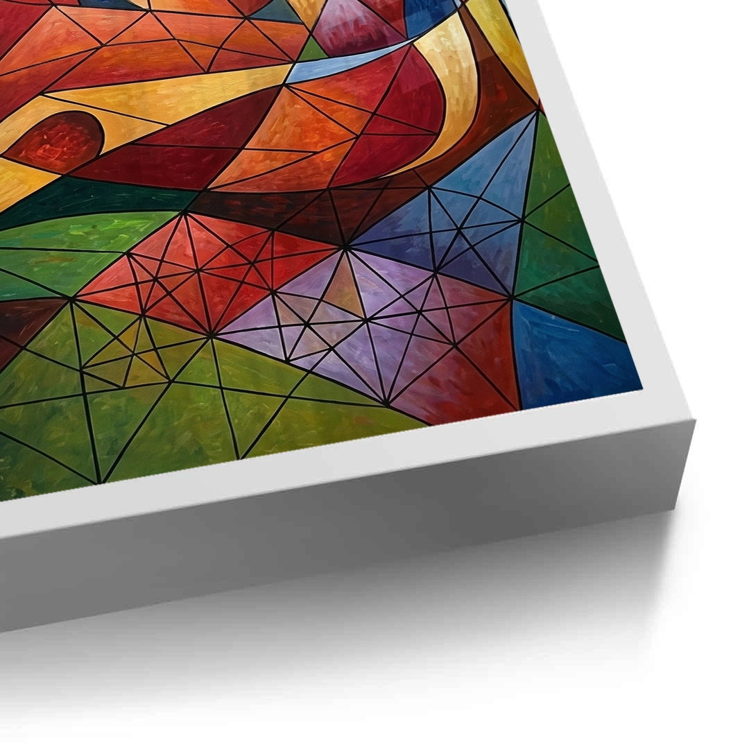 2Modern Abstract Figures - Fine Art