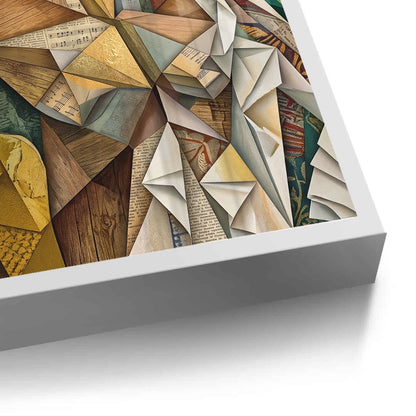 Melodic Cubist Portrait - Fine Art