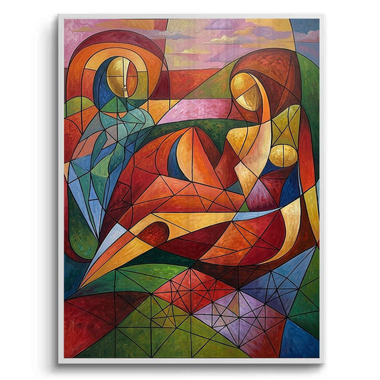 Modern Abstract Figures - Fine Art