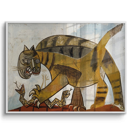 Abstract Tiger Hunt - Fine Art