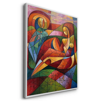 Modern Abstract Figures - Fine Art