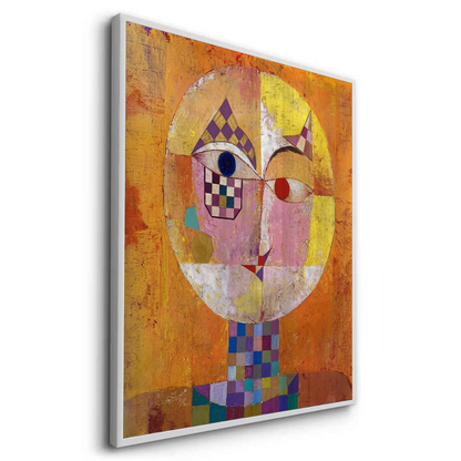 Geometric Harlequin Portrait - Fine Art