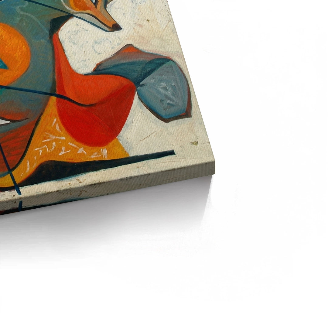 2Fauvist Fox in Motion - Canvas