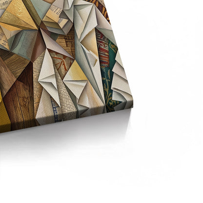 Melodic Cubist Portrait - Canvas