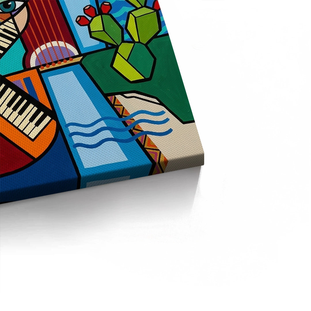 2Desert Melody Pop Art - Canvas