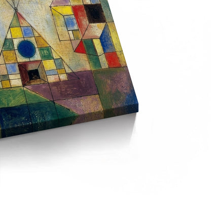 Surreal Geometric Landscape - Canvas