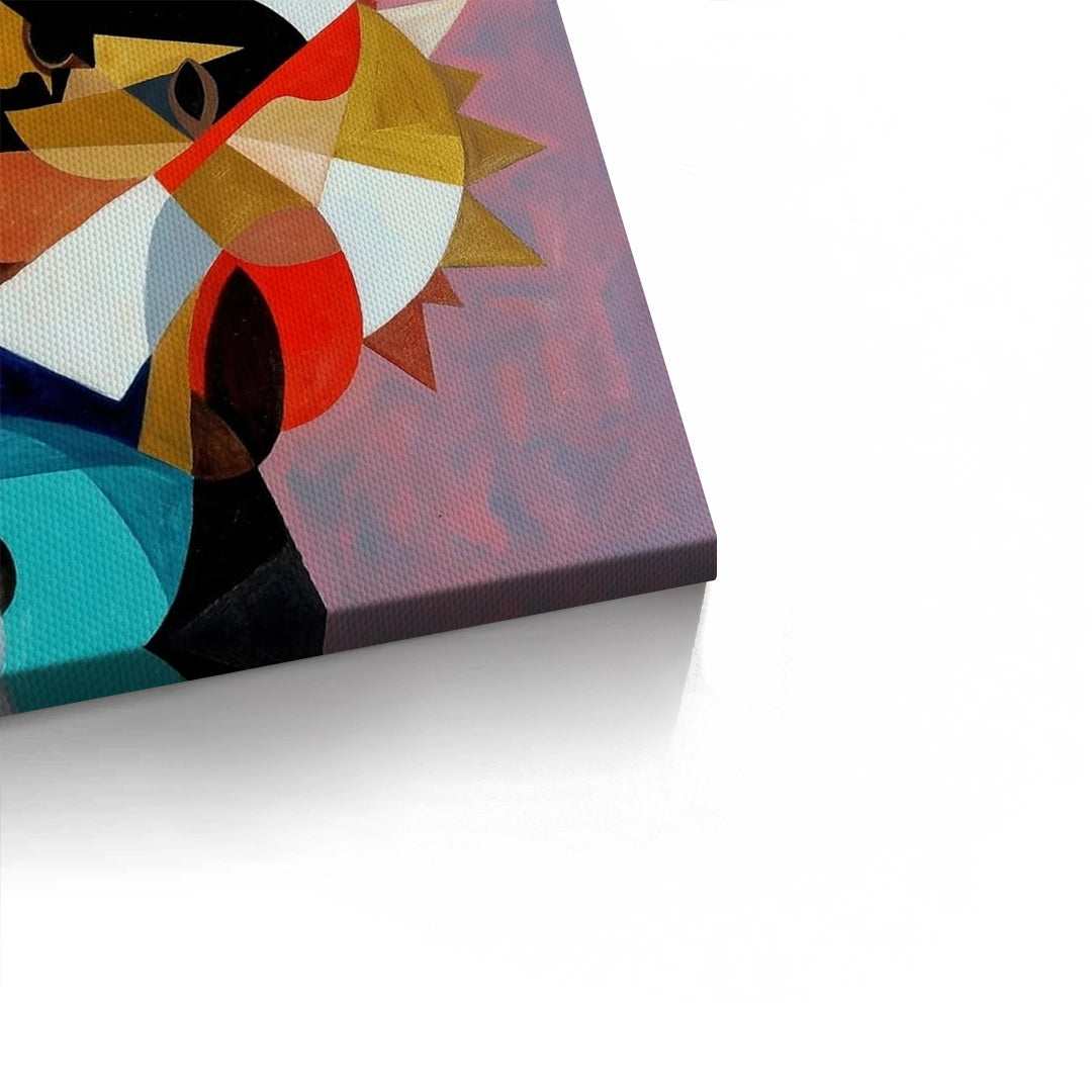 2Cubist Sun Spirit - Canvas