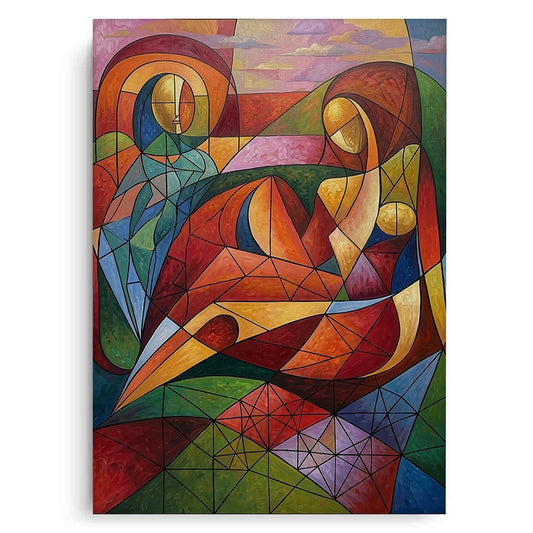 Modern Abstract Figures - Canvas