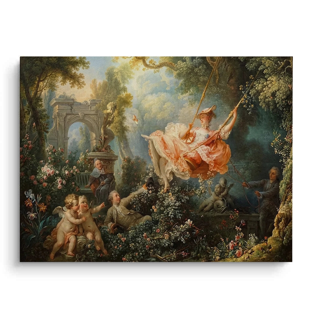 2The Happy Accidents of the Swing - Canvas