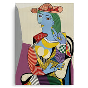 Geometric Woman Figural - Canvas