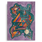 Geometric Dreamscape - Canvas