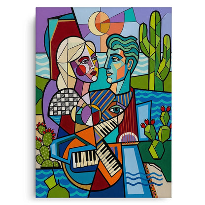 Desert Melody Pop Art - Canvas