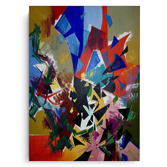 Fragmented Flow - Canvas