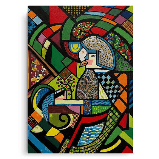 Abstract Clockwork Bird - Canvas