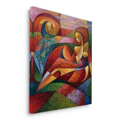 Modern Abstract Figures - Canvas