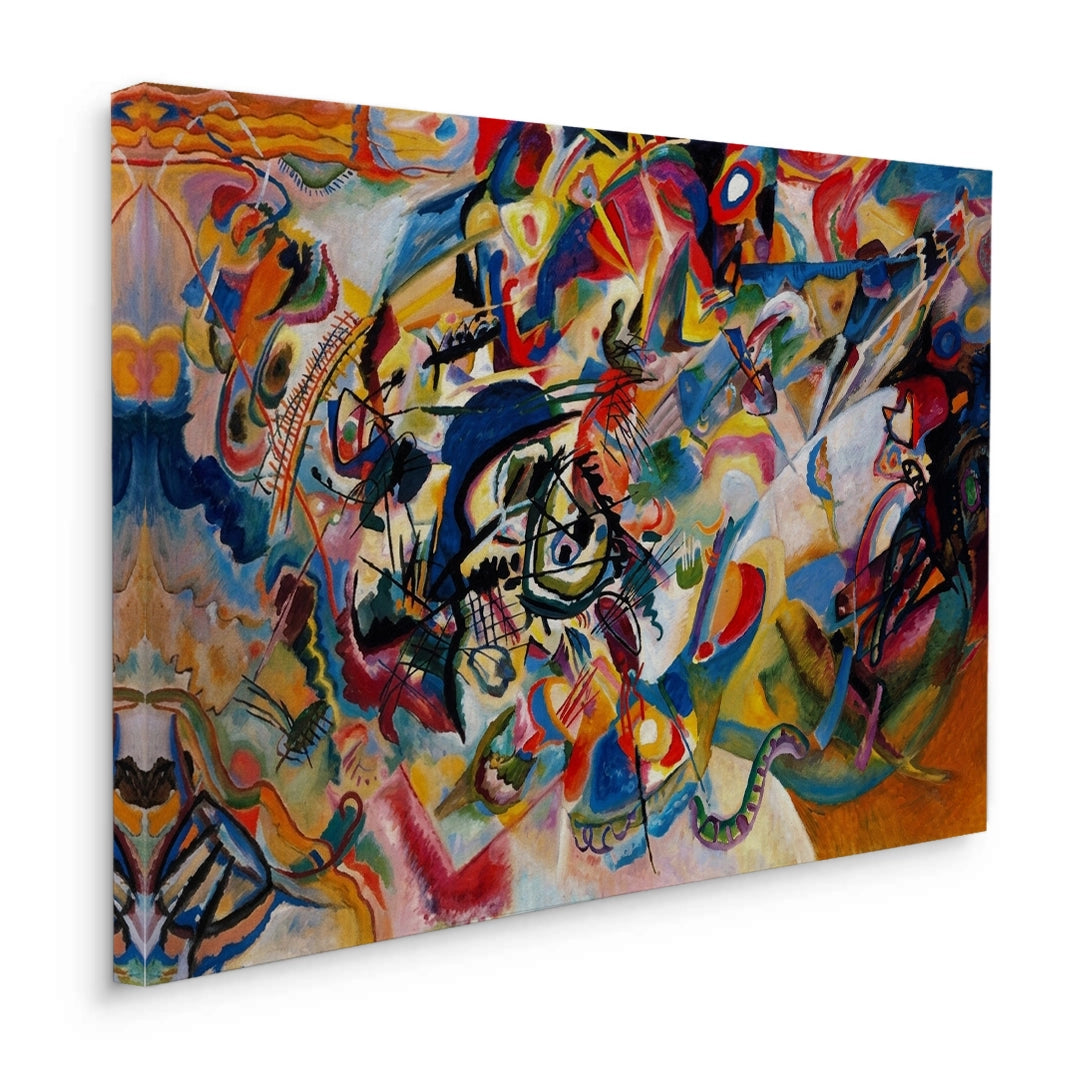 2Vibrant Abstract Expressionist - Canvas