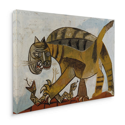 Abstract Tiger Hunt - Canvas