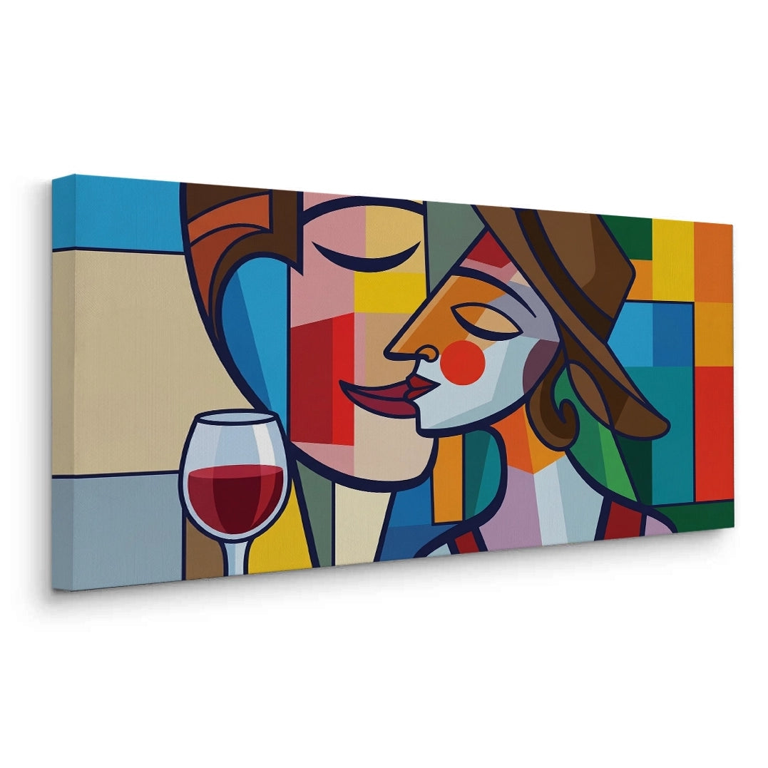 2The Modern Kiss - Canvas