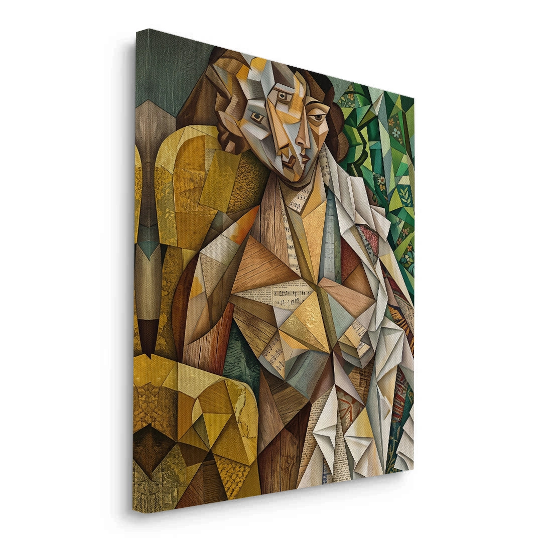 2Melodic Cubist Portrait - Canvas