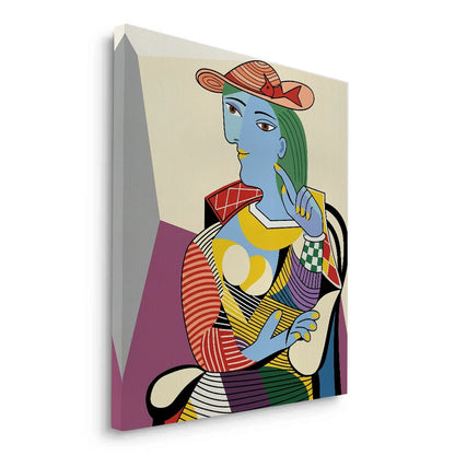 Geometric Woman Figural - Canvas