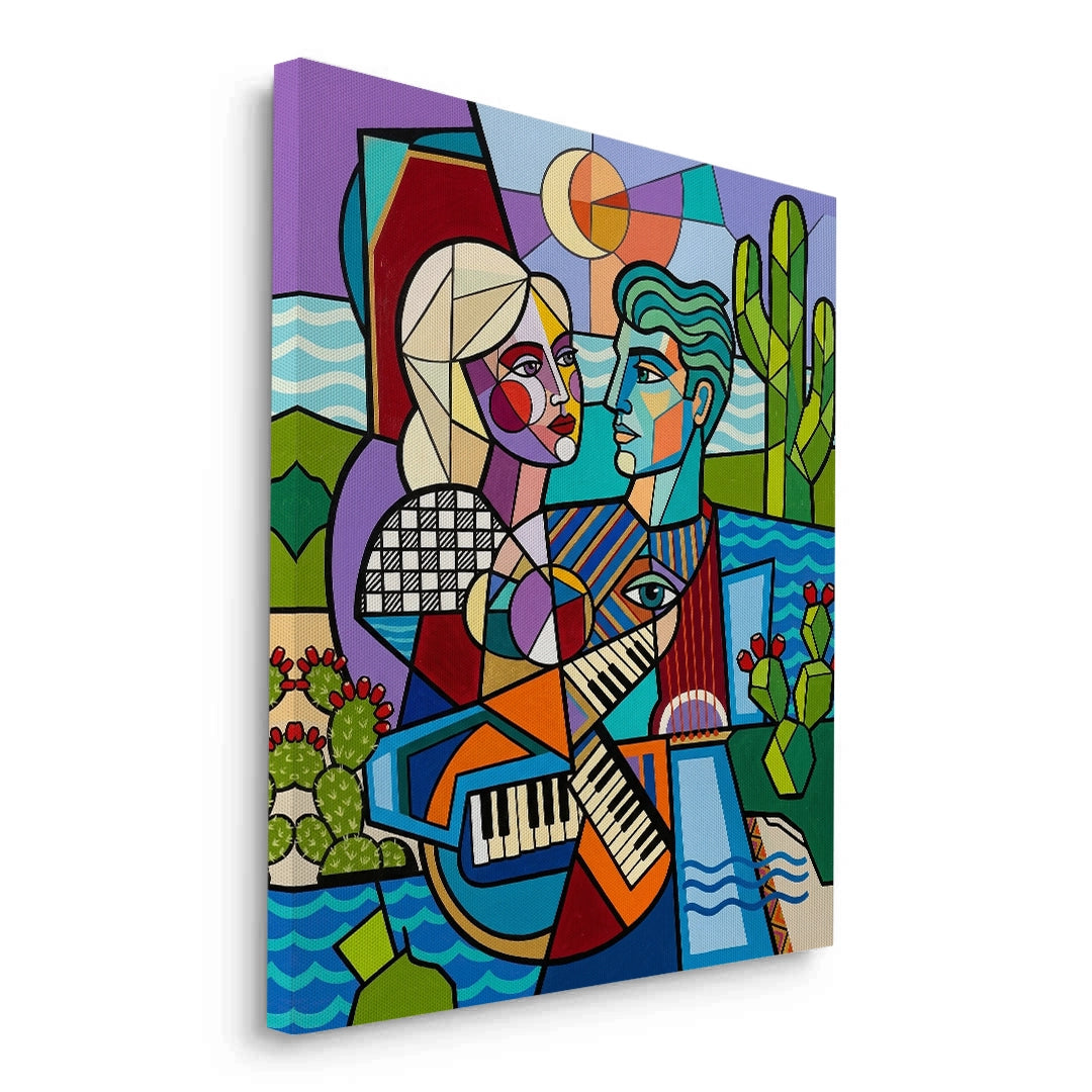 2Desert Melody Pop Art - Canvas