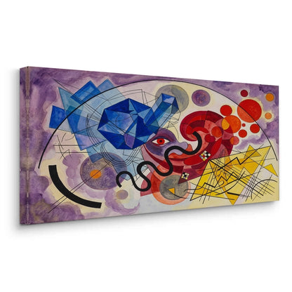 Vibrant Geometric Surrealism - Canvas