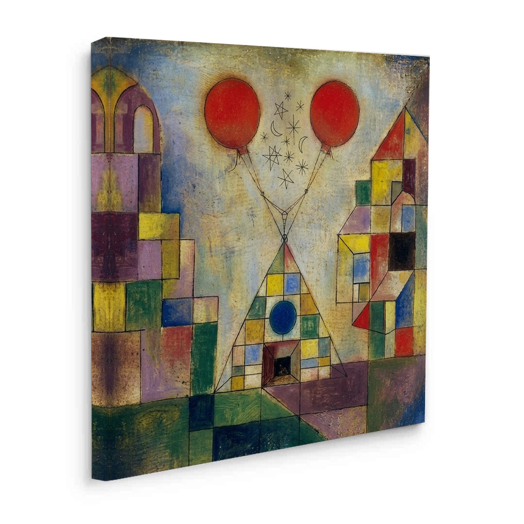 2Surreal Geometric Landscape - Canvas