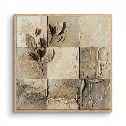 Textured Earthy Botanical Painting #TEBO110