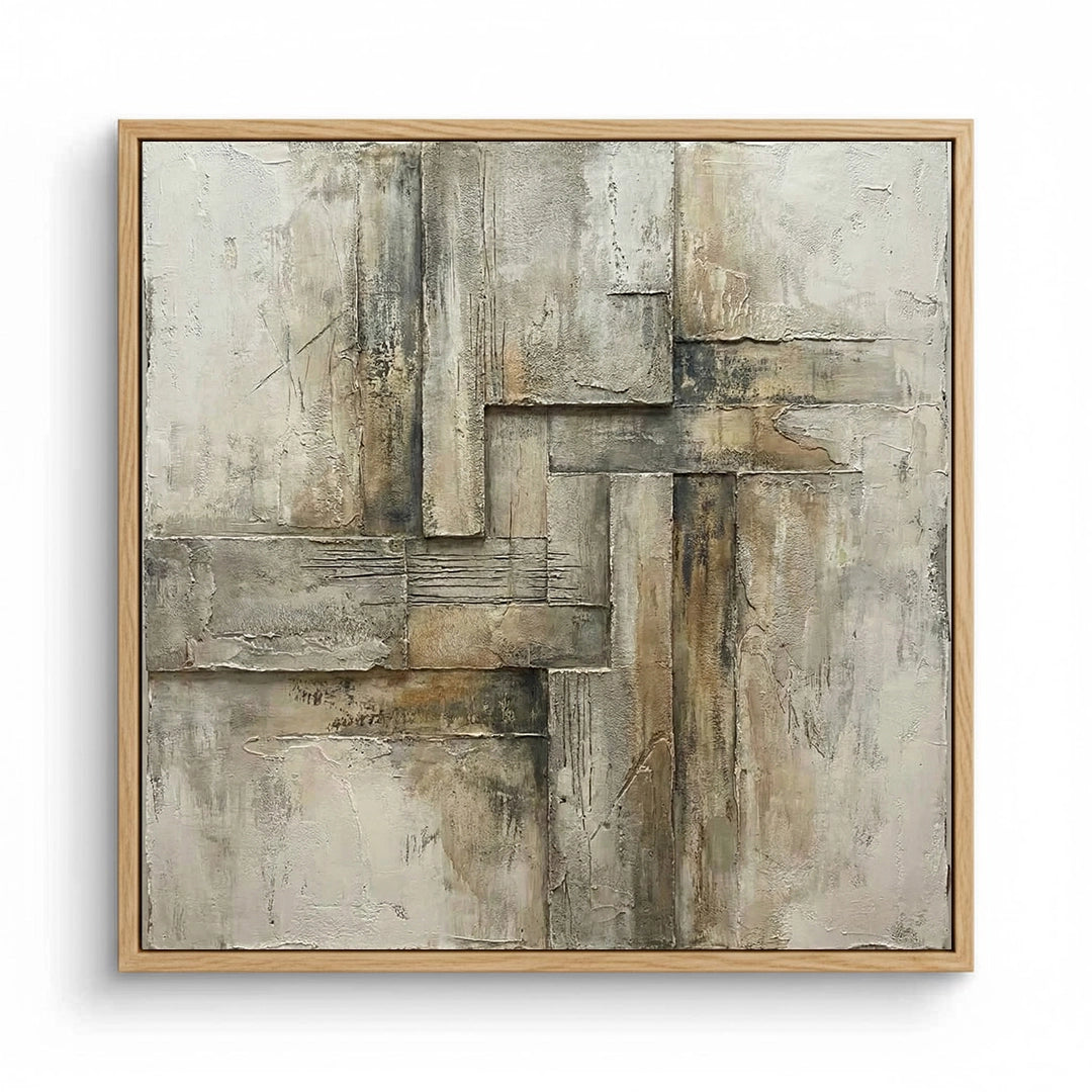 2Rustic Earthy Architectural Painting #REAR550