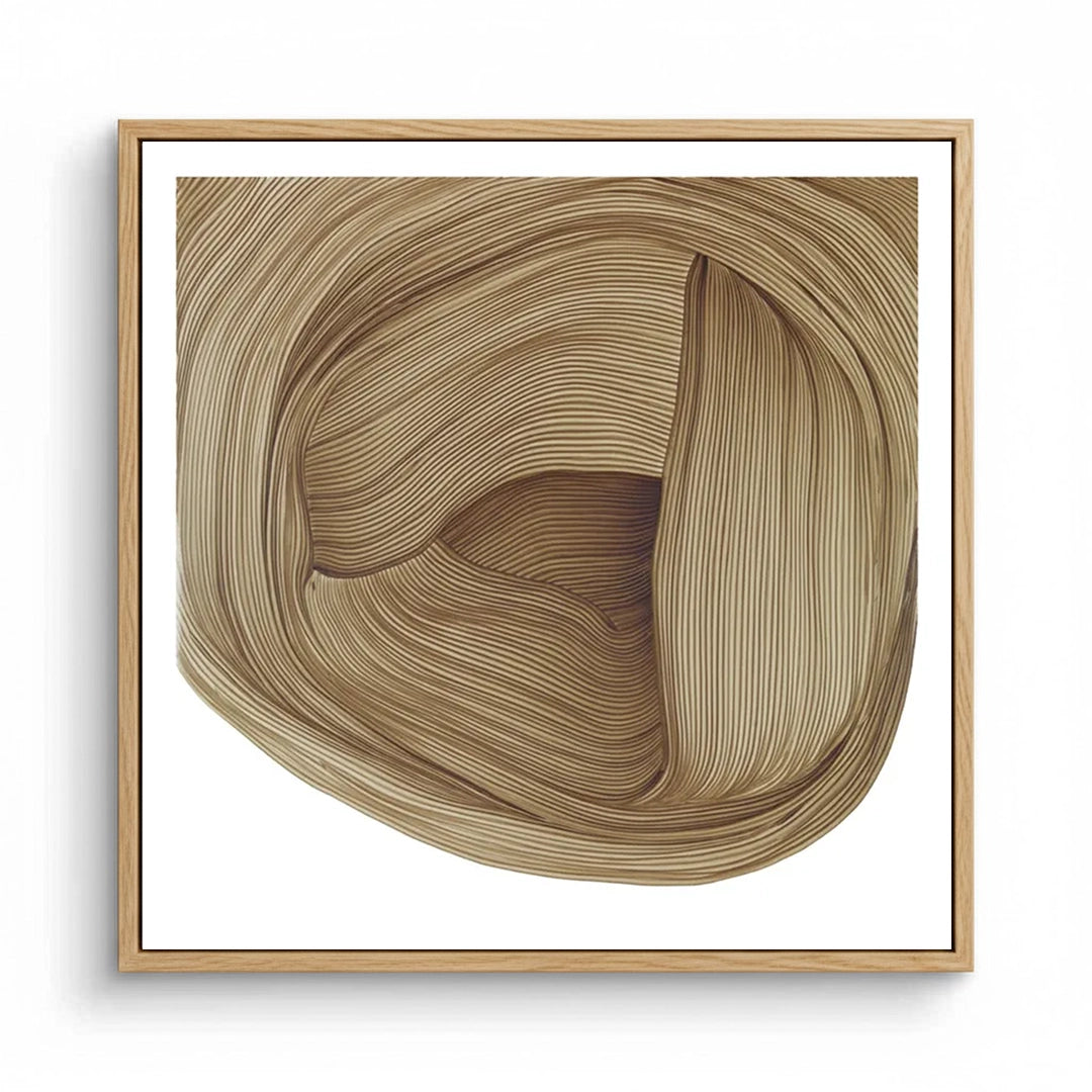 2Organic Brown Swirl Painting #OBSW110
