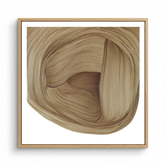 Organic Brown Swirl Painting #OBSW110