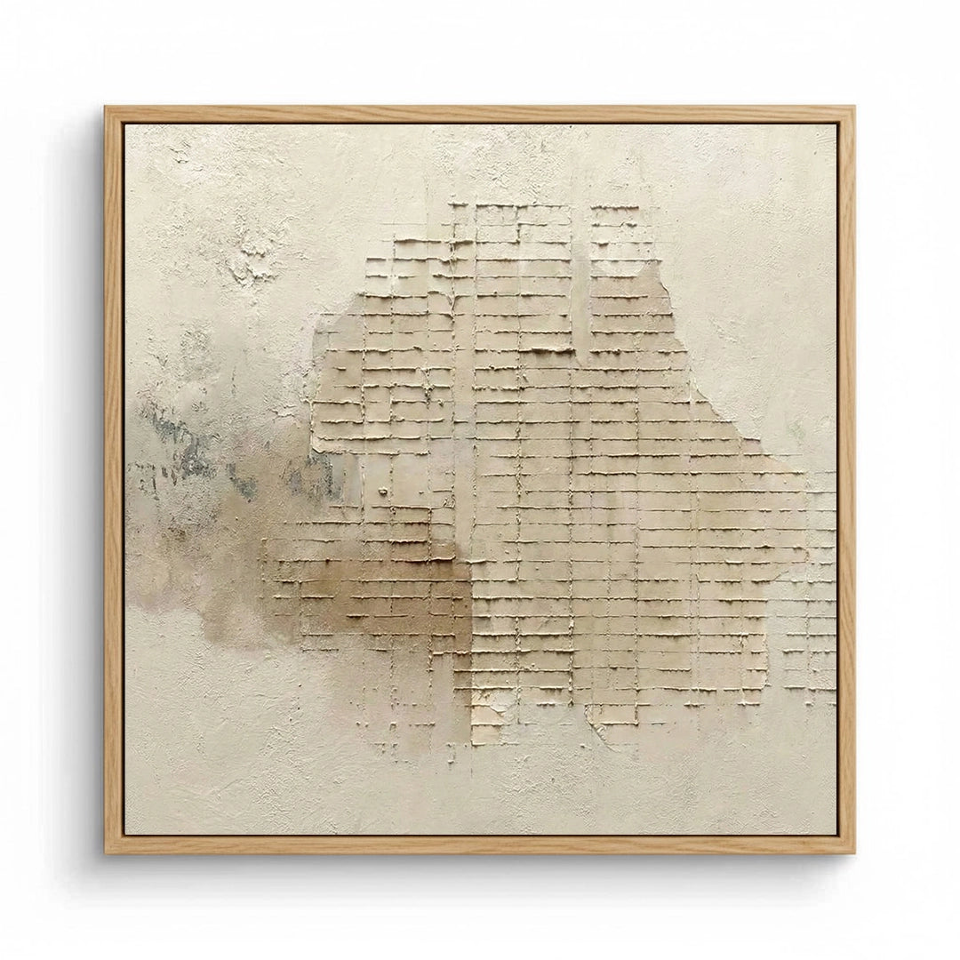 2Textured Beige Brick Painting #TBBR110