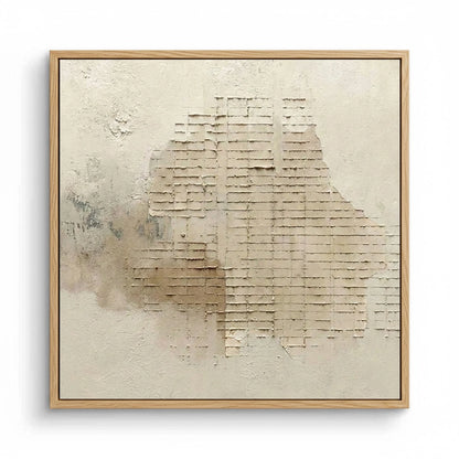 Textured Beige Brick Painting #TBBR110