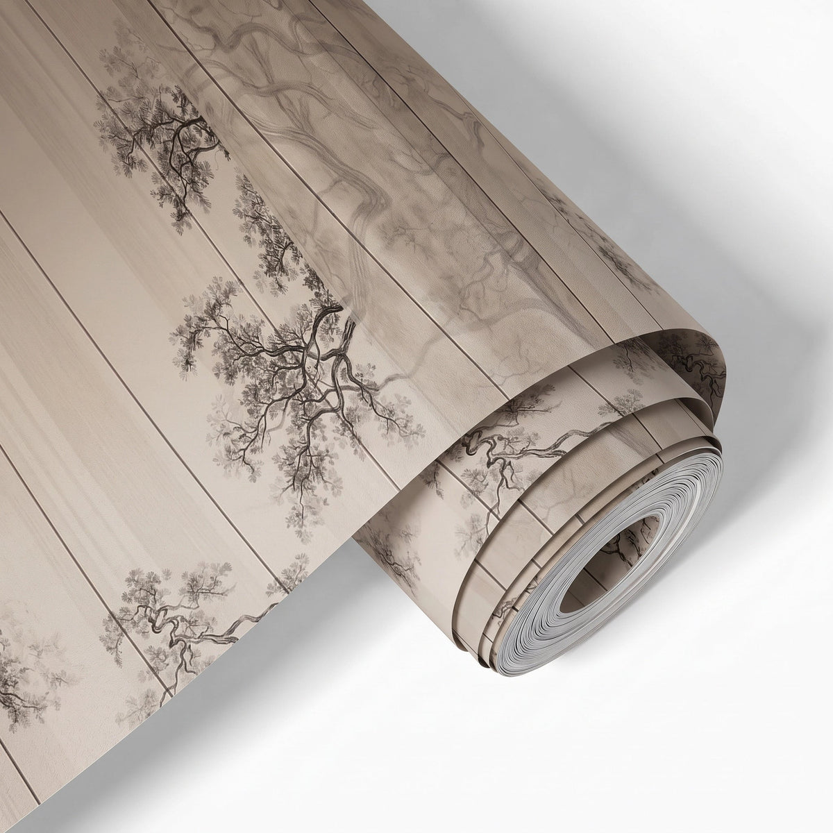 Bamboo Grove Wood Panel Wallpaper Mural – Material Closeup