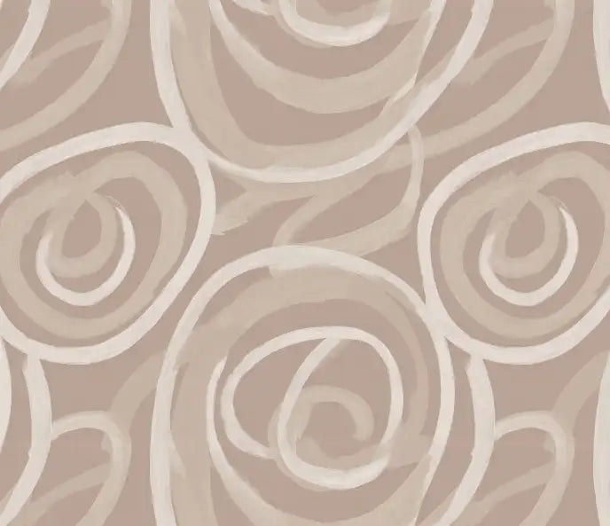 Beige Swirl Wallpaper – design