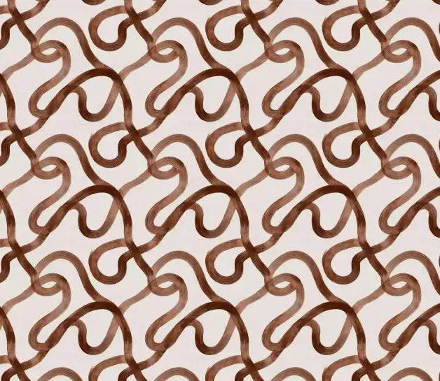 Black Loop Ribbon Wallpaper – design