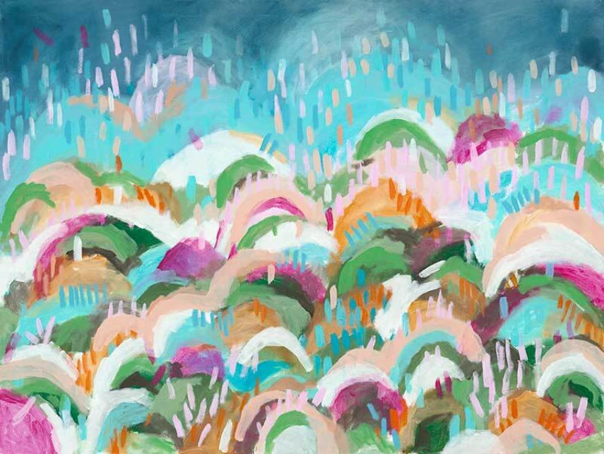 Colourful Painted Hills Kids Wallpaper Mural – Design