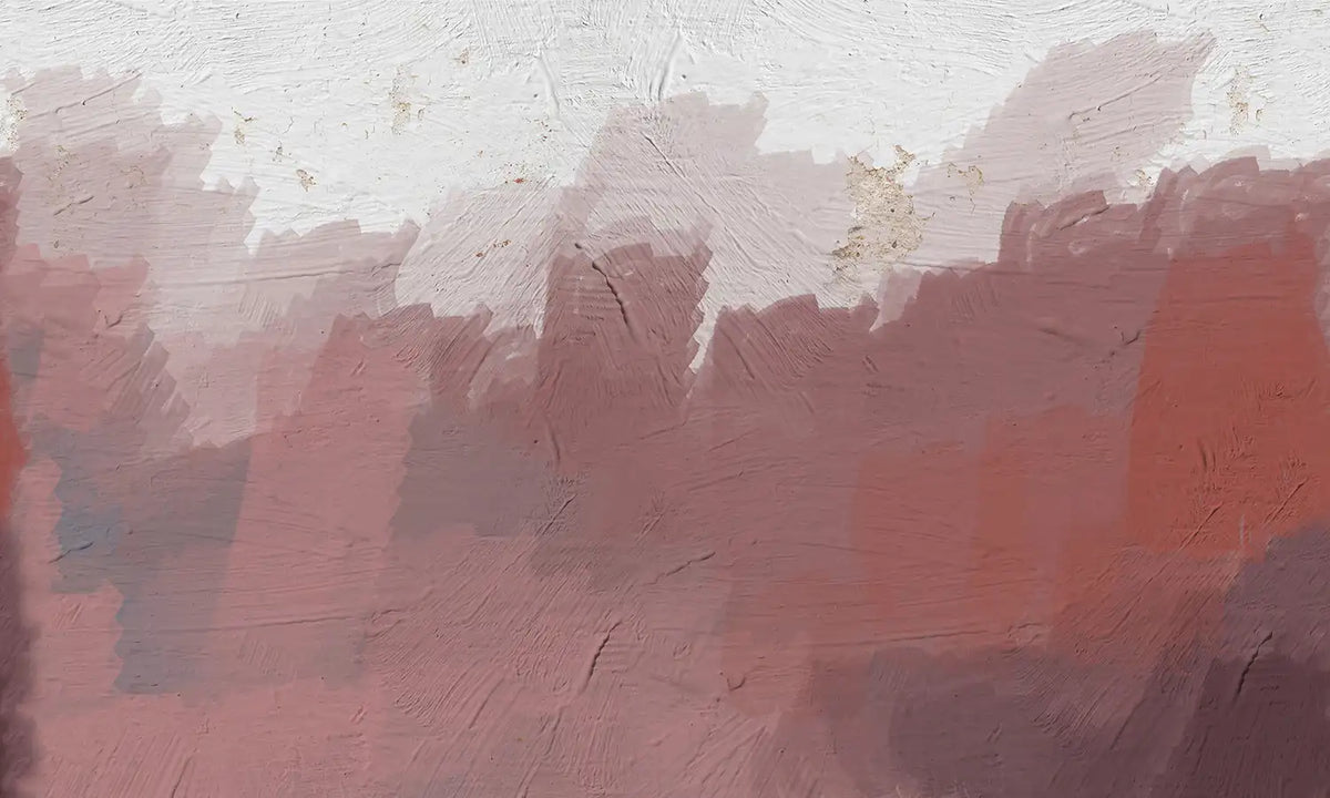 Crimson Horizon Abstract Wallpaper Mural – design