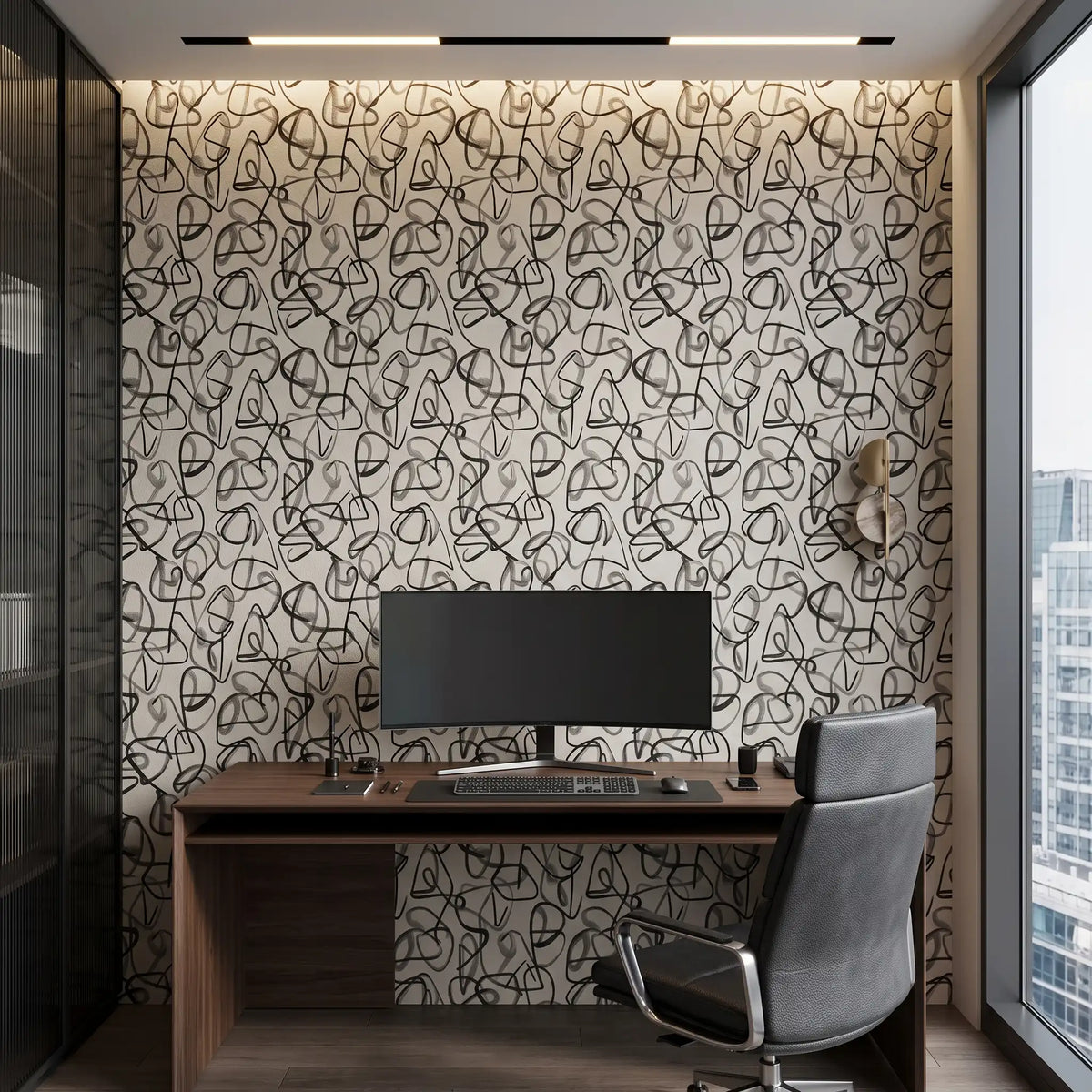 Multicolor Terrazzo Wallpaper – Office