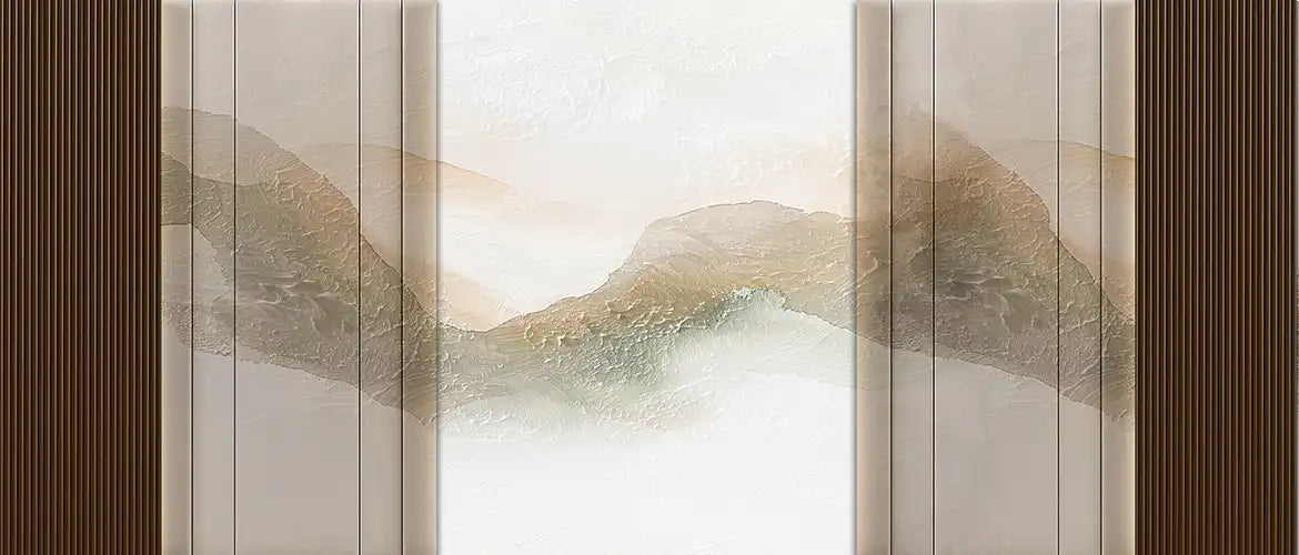 Smoke Panel Wallpaper Mural – design