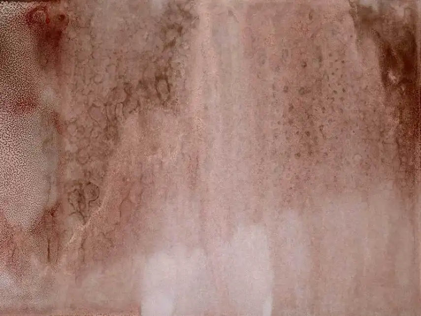 Terracotta Smoke Wash Wallpaper Mural – design